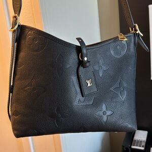 LOUIS VUITTON BLACK CARYALL PM